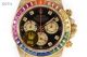 Perfect Replica N9 Factory Rolex Daytona Rainbow Diamond Bezel Gold Oyster 40mm Men's Watch (3)_th.JPG